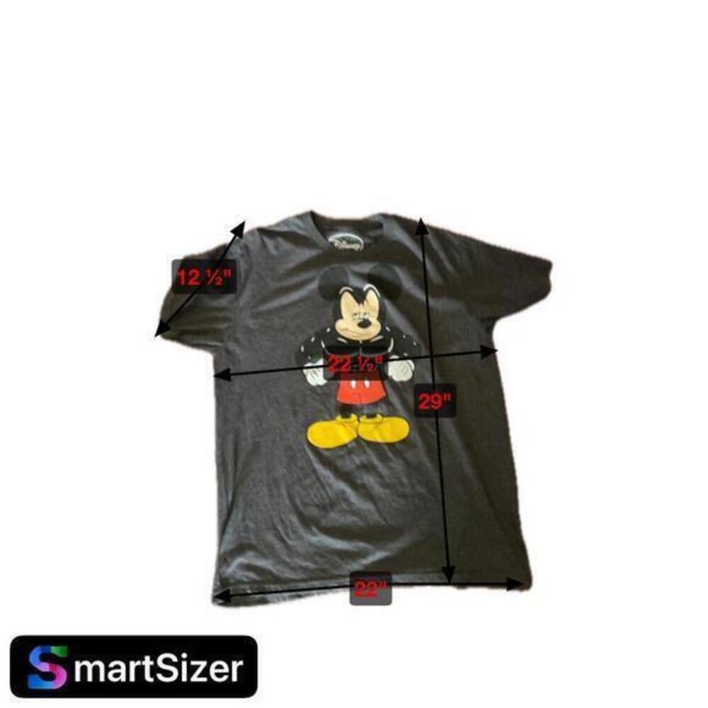 Mickey Mouse T Shirt Black‎ Size